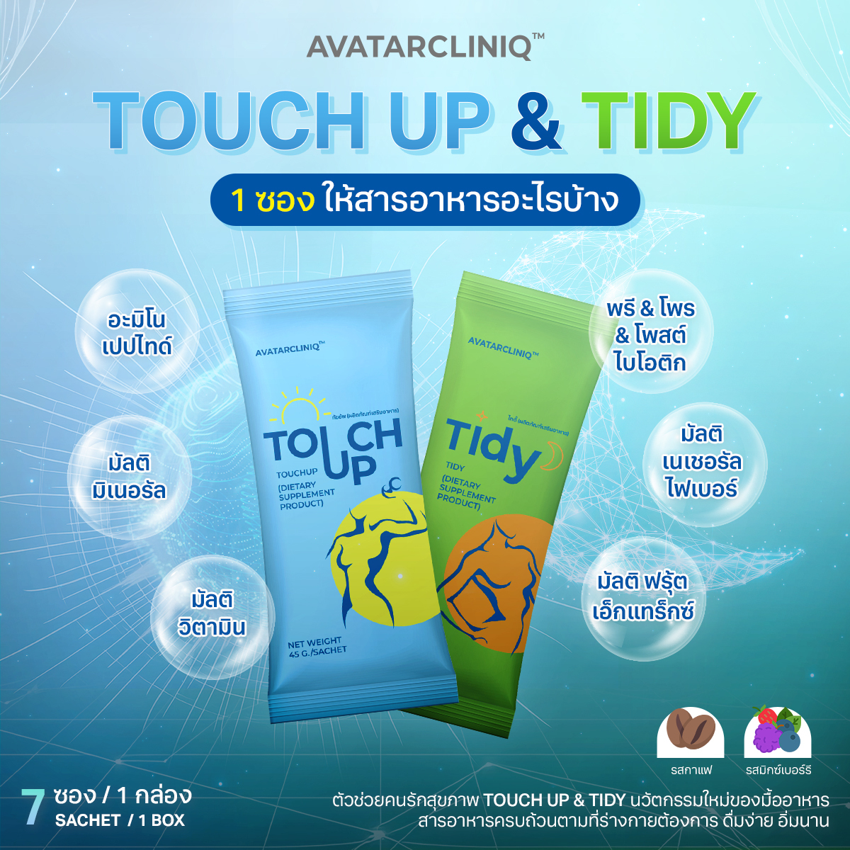 ตอบโจทย์ชีวิตที่เร่งรีบ ด้วยนวัตกรรมใหม่ของมื้ออาหาร Touch Up & TIDY ครบ จบ ในซองเดียว